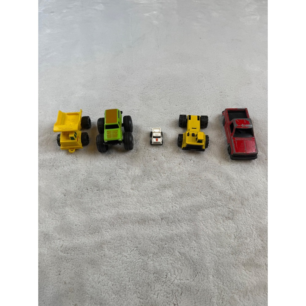 Vintage Tonka Tootsietoy Road Champs Toy Truck Lot Ford Bigfoot Chevy S-10 5pc